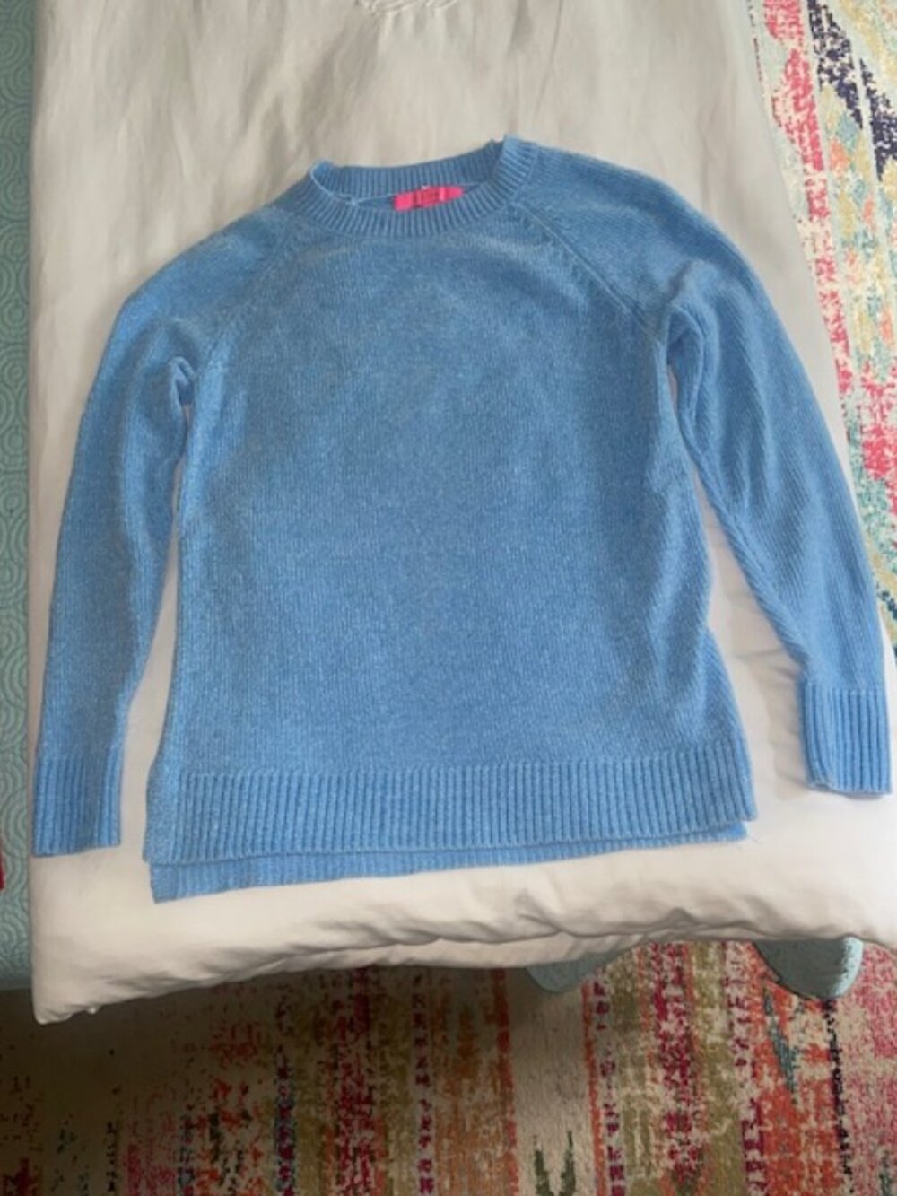 Lilly Pulitzer Praxon Sweater in Bon Bon Blue Size XS
